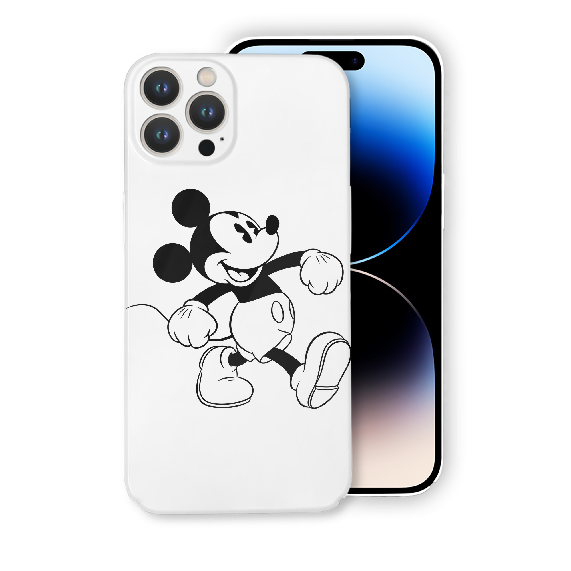 （画像用） ミッキーマウス Mickey Mouse 【iPhone 14シリーズ対応】ハードケース